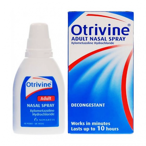 Otrivin Adult Nasal spray 0.1 ( Xylometazoline Hydrochloride ) 10 mL